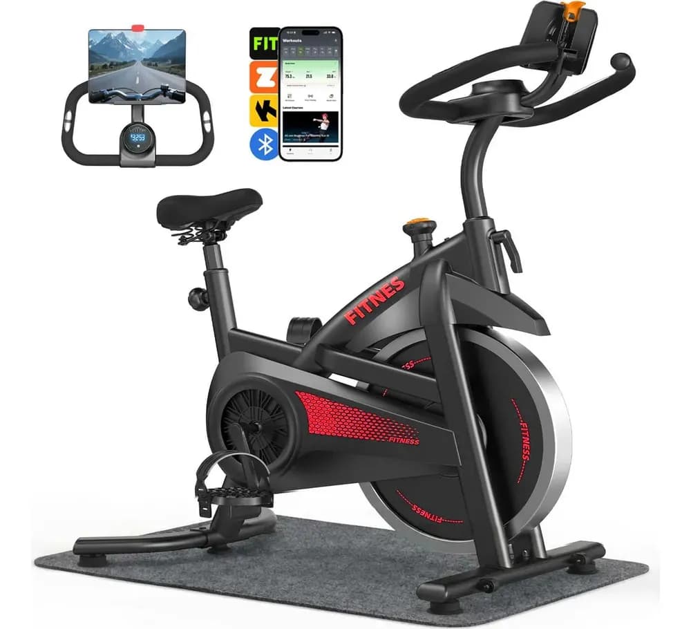 Bicicleta Ergométrica Spinning Profissional Inércia 15kg App