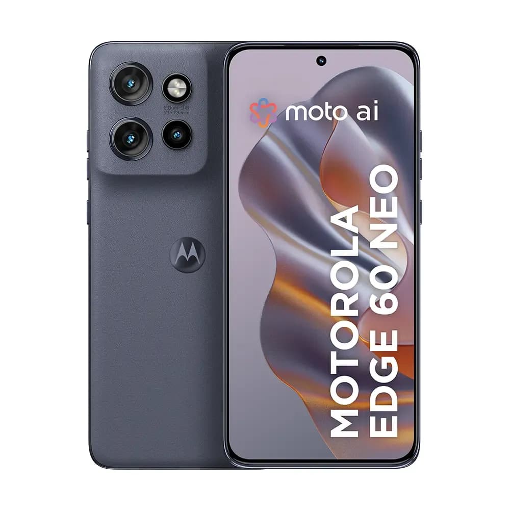 Smartphone Motorola Edge 60 Neo 5g 256gb 24gb 12gb RAM 12gb RAM Boost 50mp Sony Camera Moto Ai e Tela 15k Super Hd Cinza