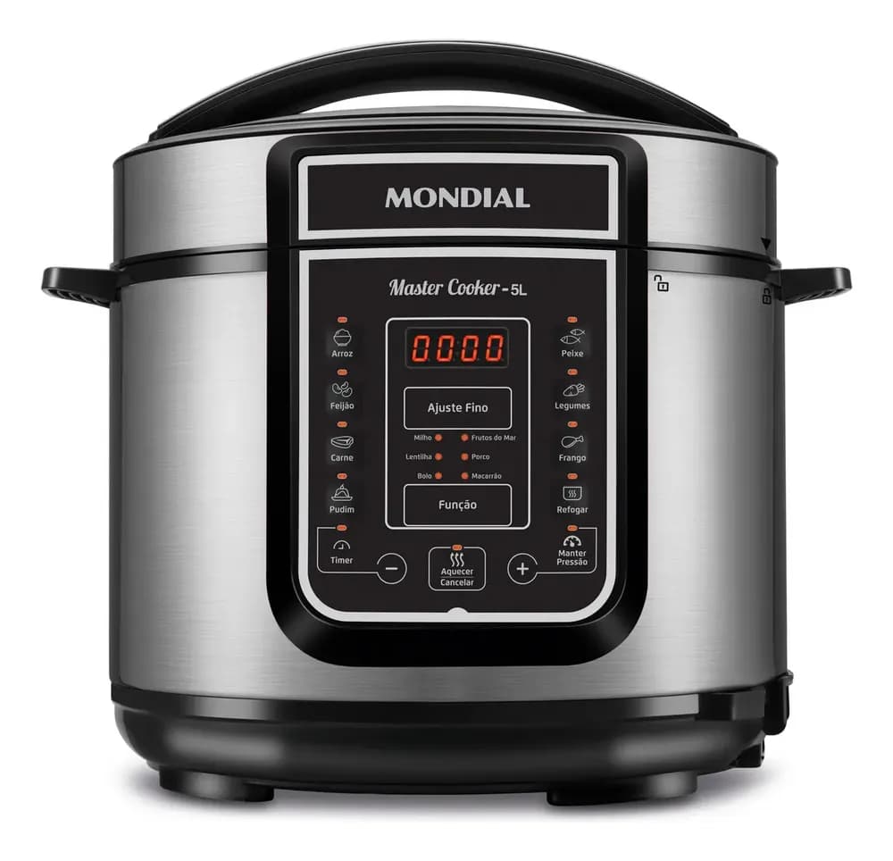 Panela de Pressão Elétrica Digital 5l Mondial 900w Pe 38