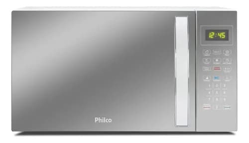 Micro Ondas 33l Philco Espelhadobranco 1400w 127v Pmo38e