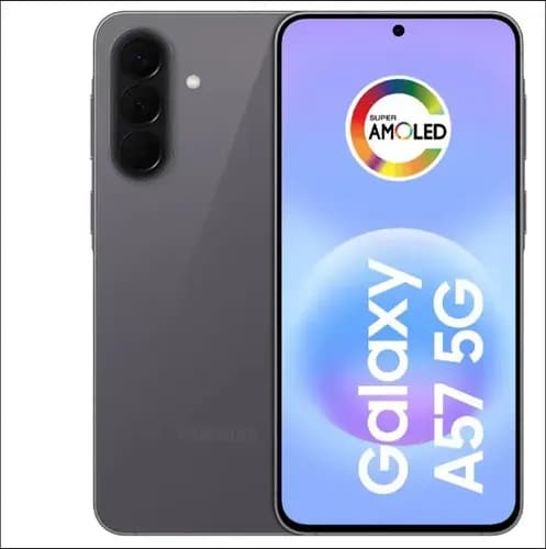 Celular Samsung Galaxy A57 5g 128gb 8gb RAM Câmera 50mp Ip68 Super Amoled 67 Recursos Ai Cinza