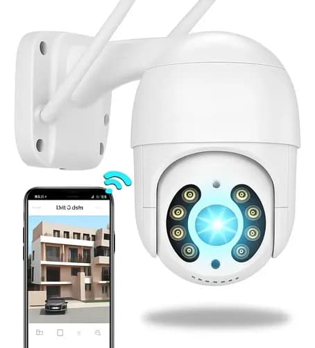 Câmera Ip A8 App Icsee Infravermelho Prova Dagua Externa Wifi Hd Cor Branco