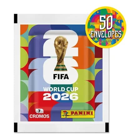 Kit 350 Figurinhas Do Album Copa Do Mundo 2026 50 Envelopes