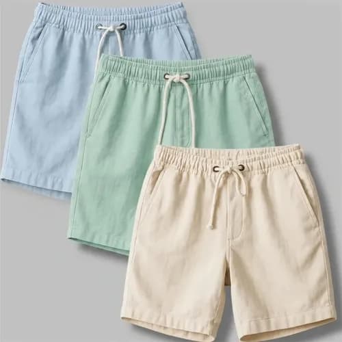 Kit 3 Shorts Masculino Bermuda Linho Vero Envio Imediato